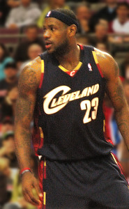 LeBron James in his old Cavs uniform. (Creative Commons)